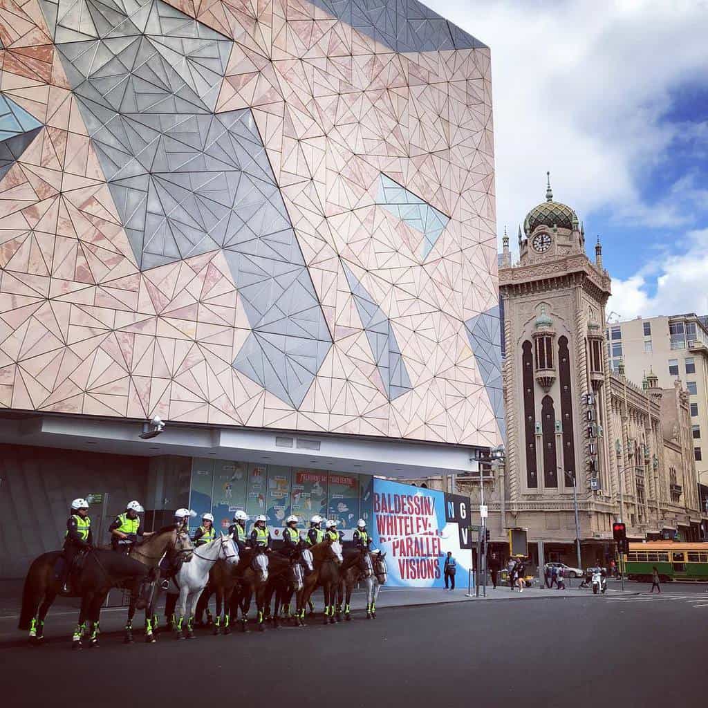 Unique architecture of Fed square.