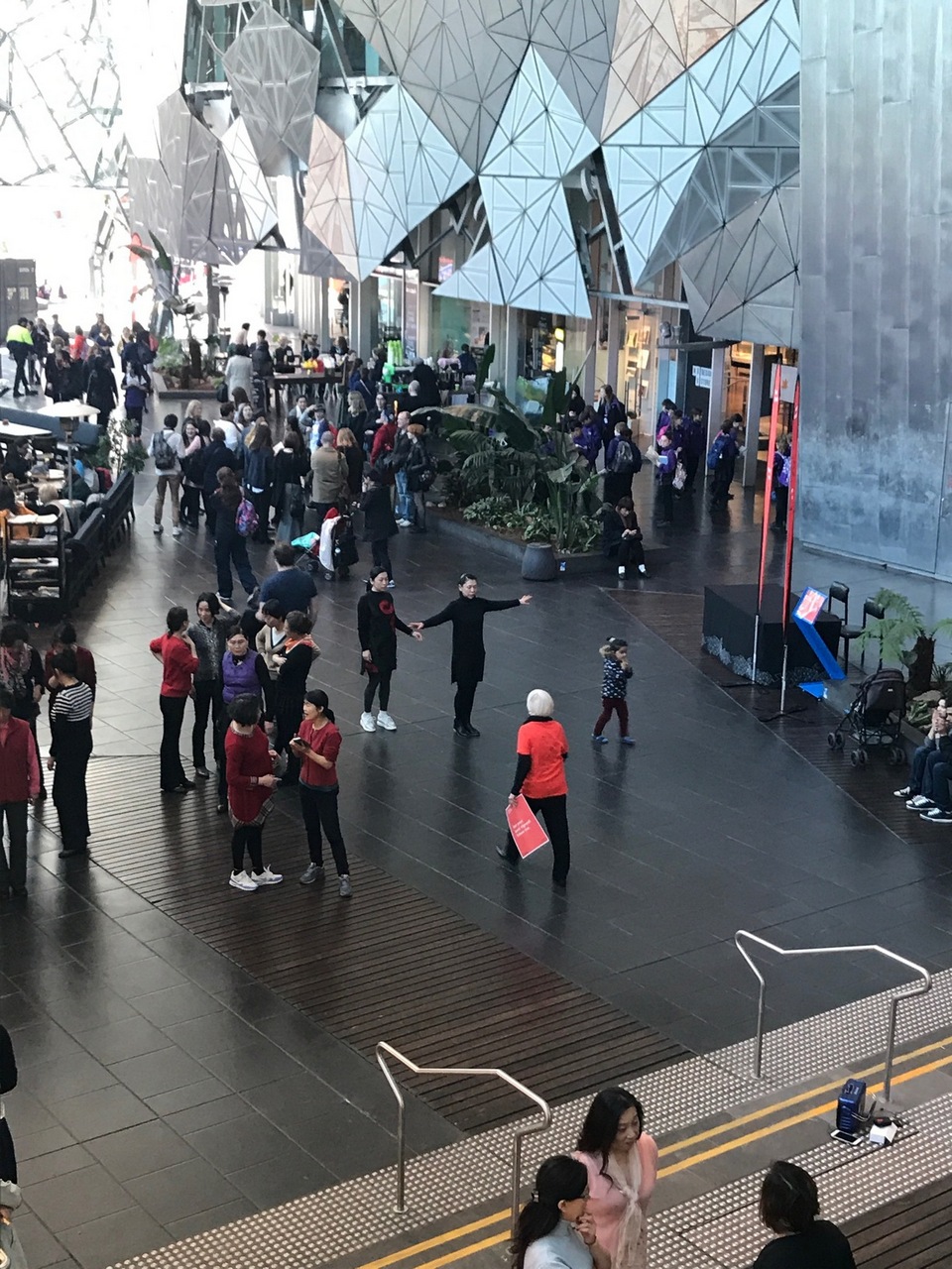 the Atrium federation square melbourne (1) Photo: 24 hours in melbourne blog.