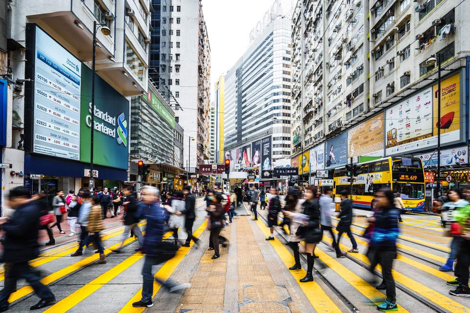 Central Hong Kong crossing