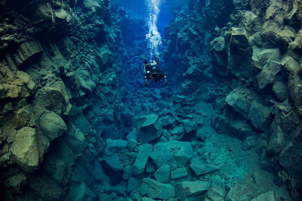 diving in Thingvellir National Park