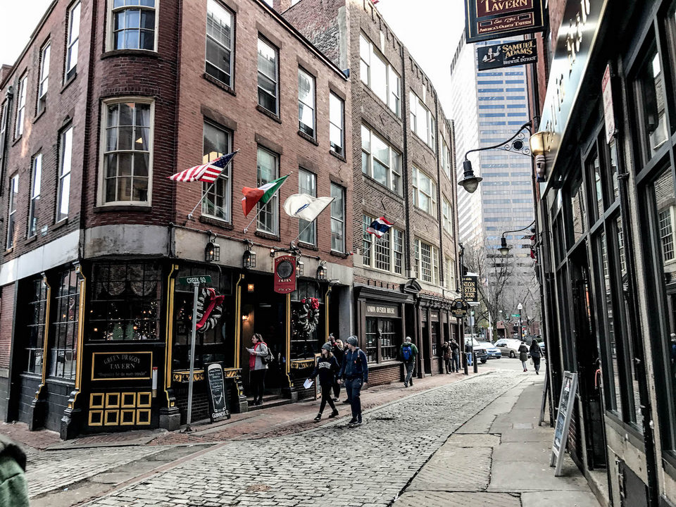 Boston streets and downtown