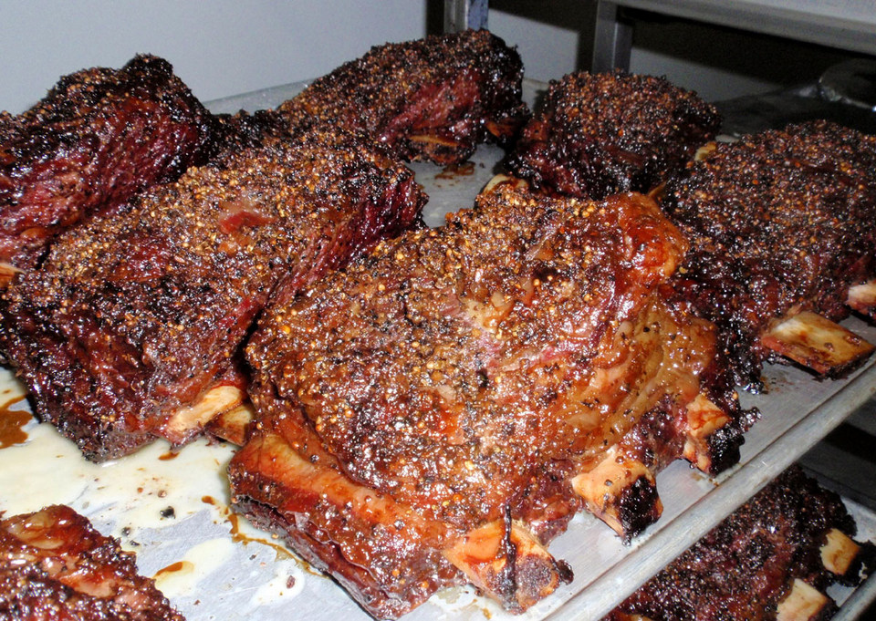 Grilled pork ribs boston