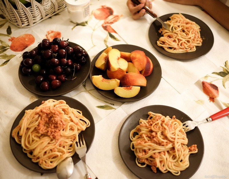 Homemade food in Ibiza