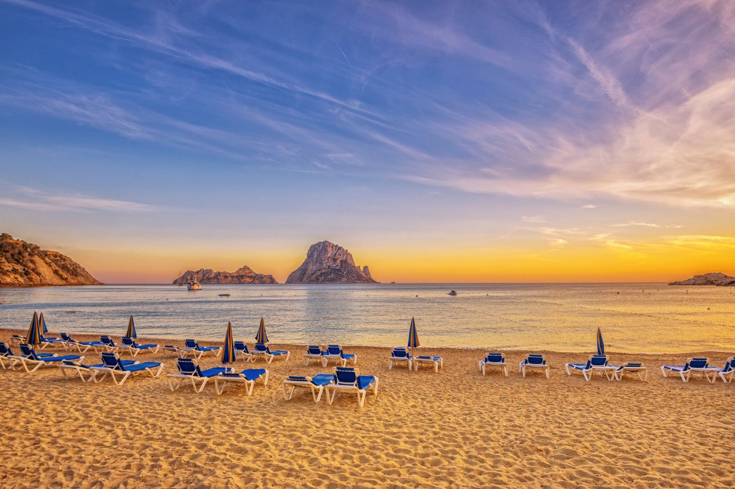 sunset in ibiza