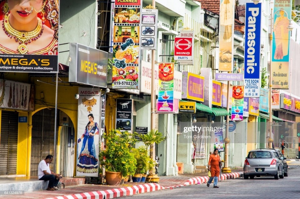 Jalan Sultan Yusof street scene, Little India, old town, Ipoh, Perak, Malaysia