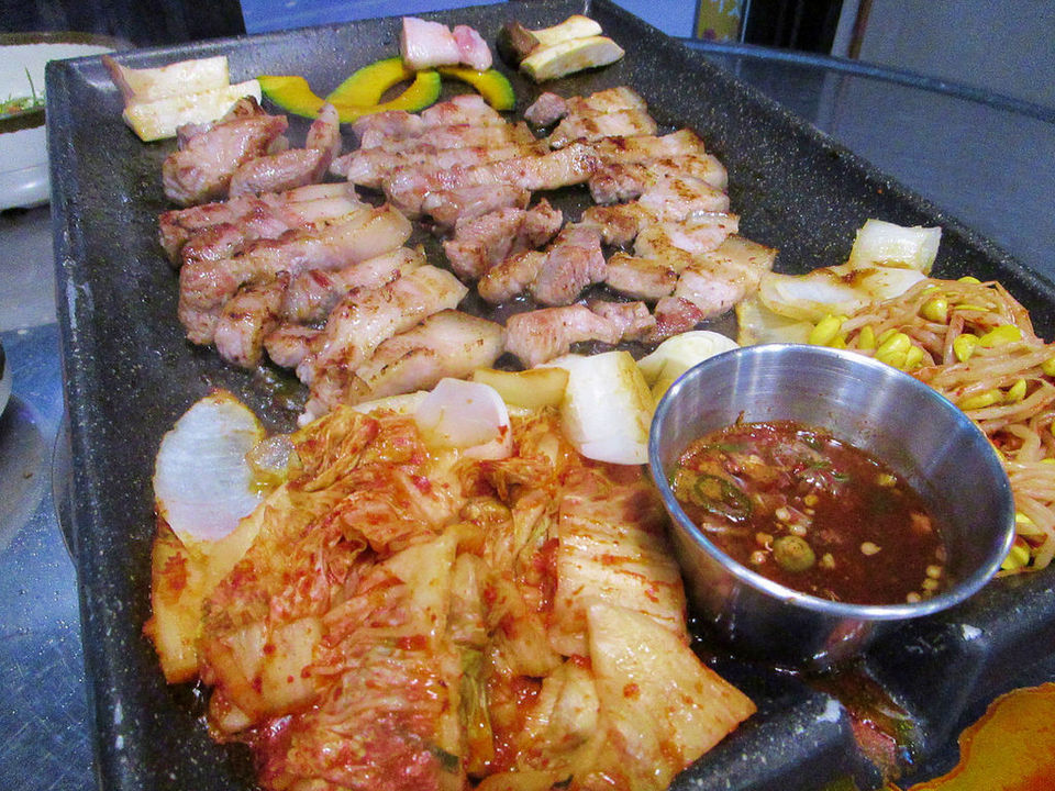 black pork jeju korea