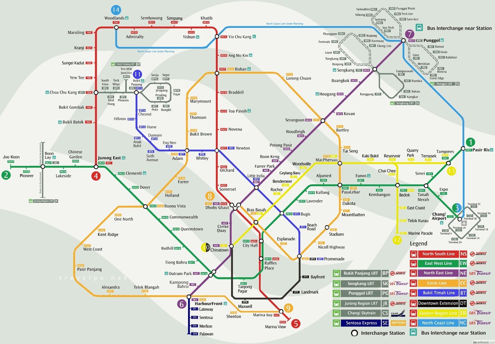 Singapore-MRT-map