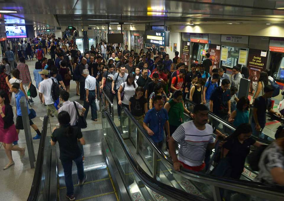 escalator mrt