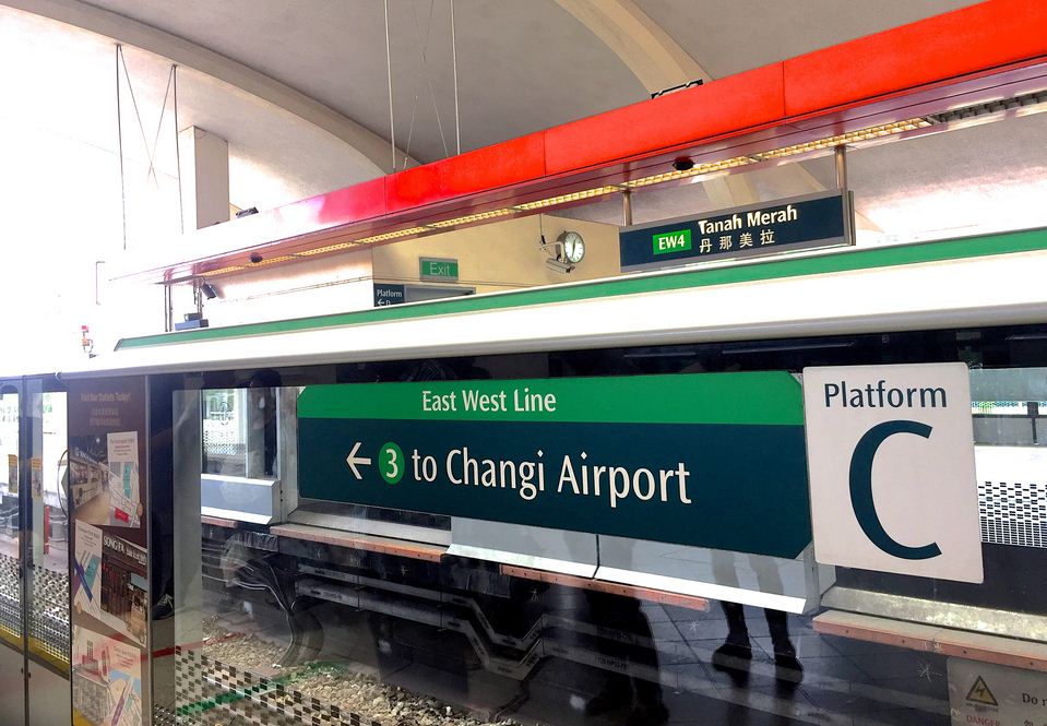tanah-merah-mrt-station to changi