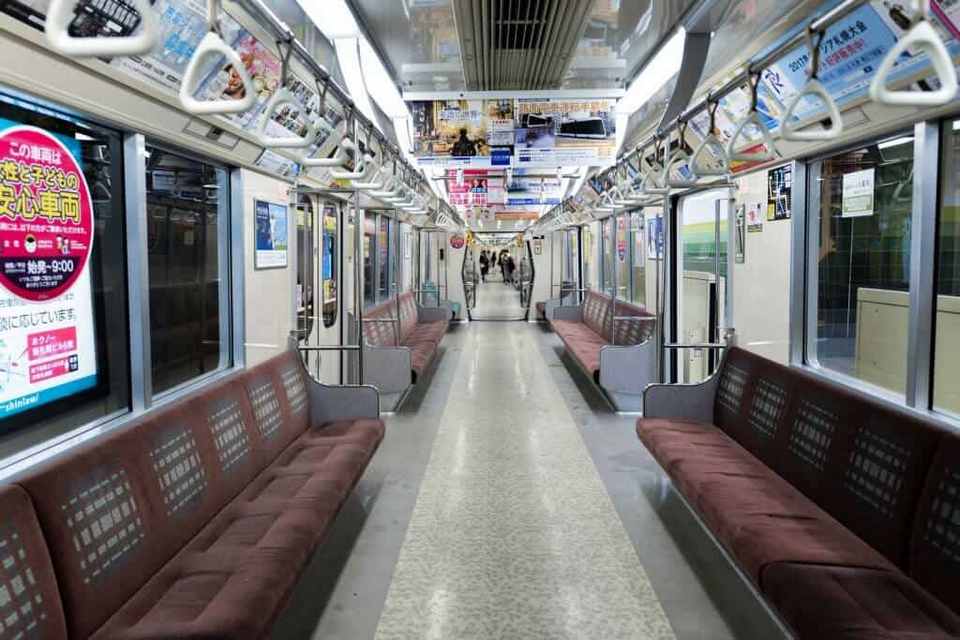 inside sapporo subway