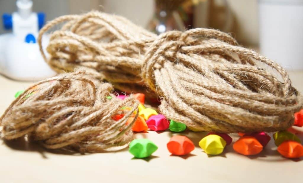 Coconut fiber rope