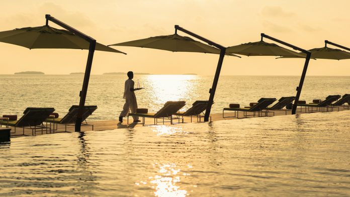 sunset at Anantara Kihavah Maldives Villas sunset at Anantara Kihavah Maldives Villas