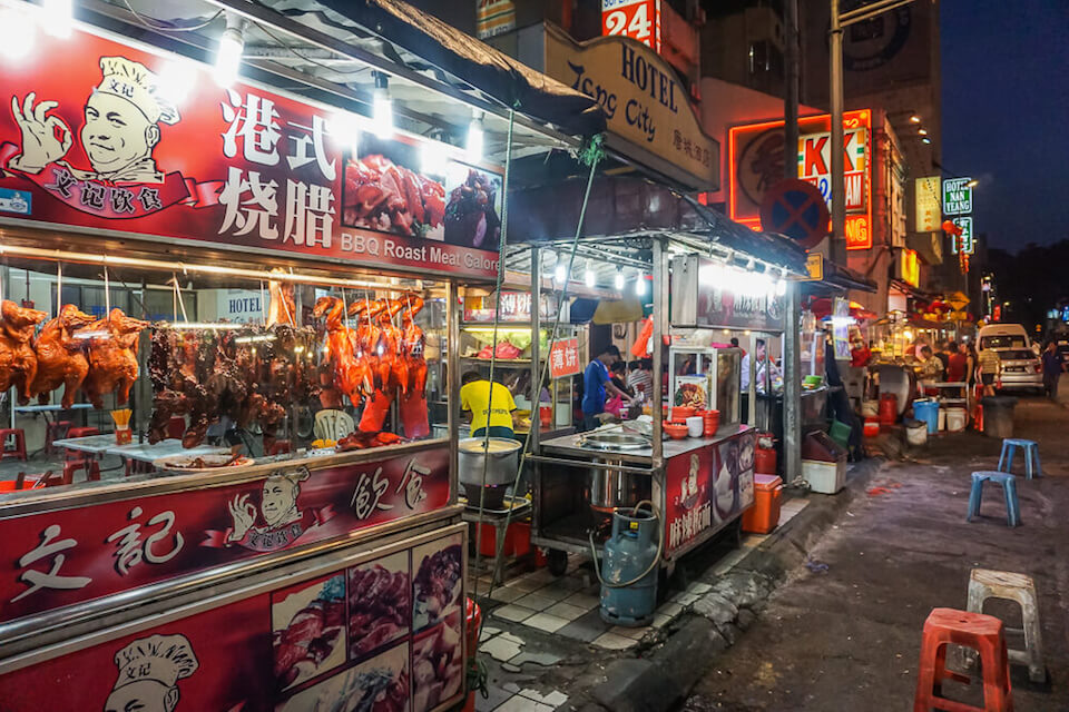 Street food Kuala Lumpur Malaysia