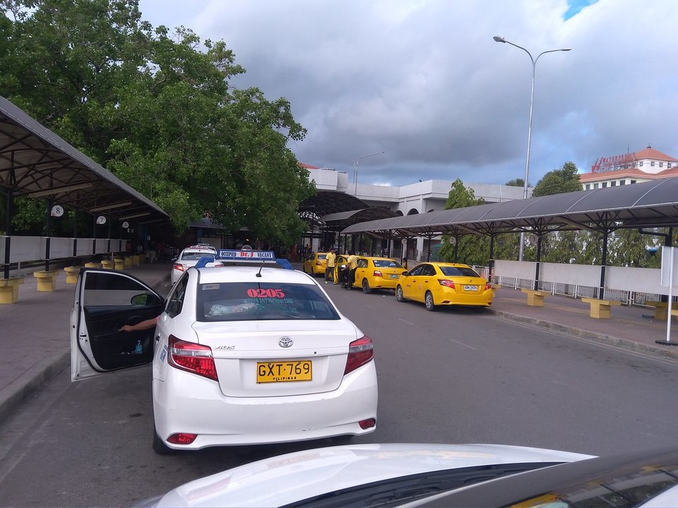 white Airport Taxi Terminal