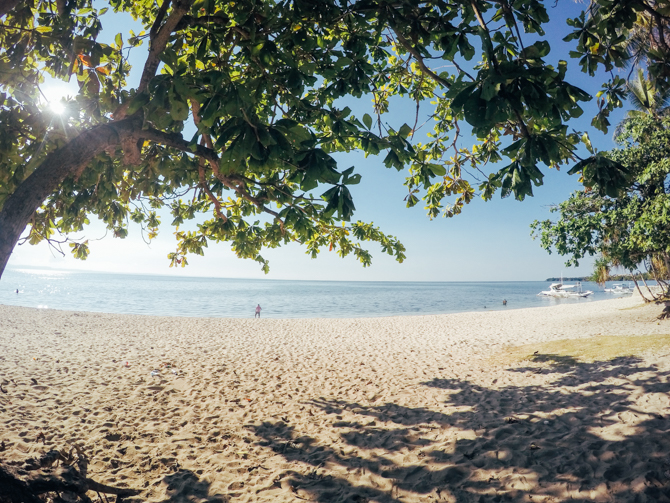 Beach along Esperanza in Pacijan island.