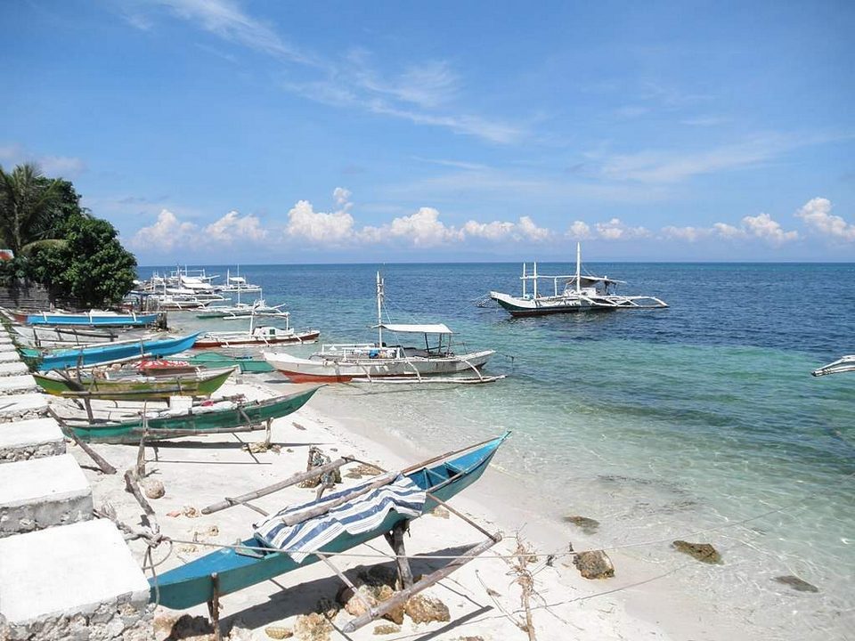 Camotes islands Santiago bay