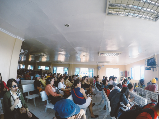 We departed from 5 am but went to Danao port, it was too many people waiting!