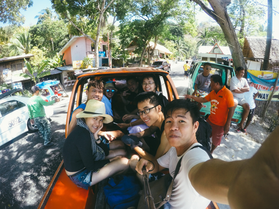 Jeepney from Oslob to Sumilon