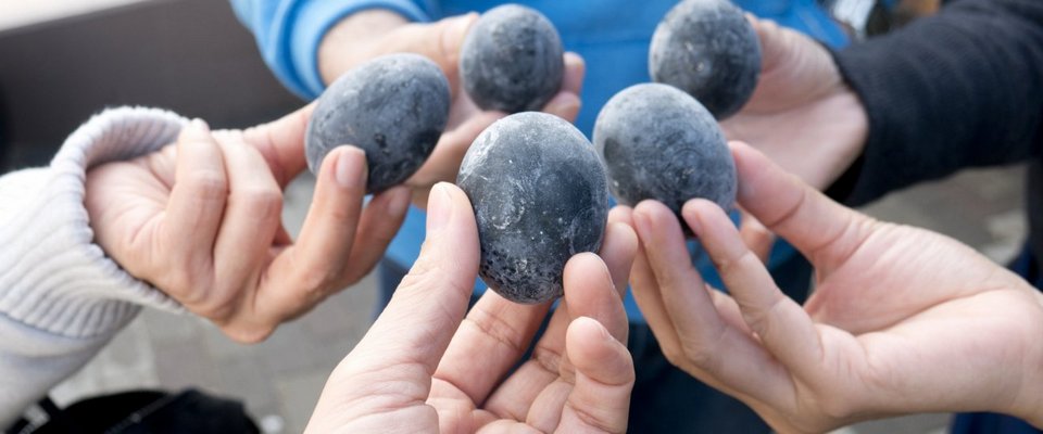 Black Eggs at Owakudani