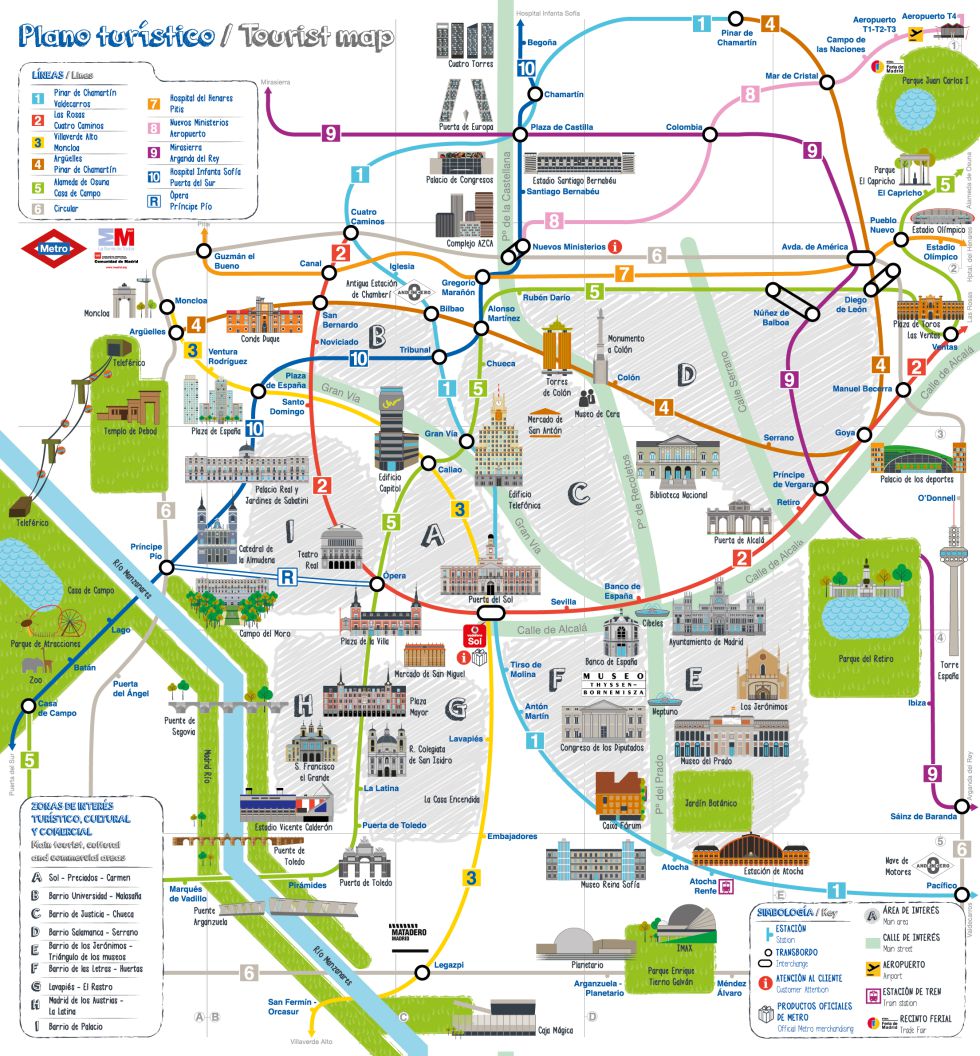 madrid-tourist-map