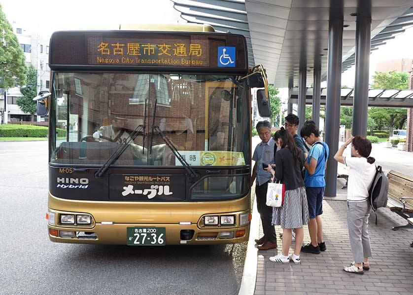Me~guru Nagoya Sightseeing Route Bus, Nagoya.,nagoya travel blog,nagoya blog,nagoya travel guide