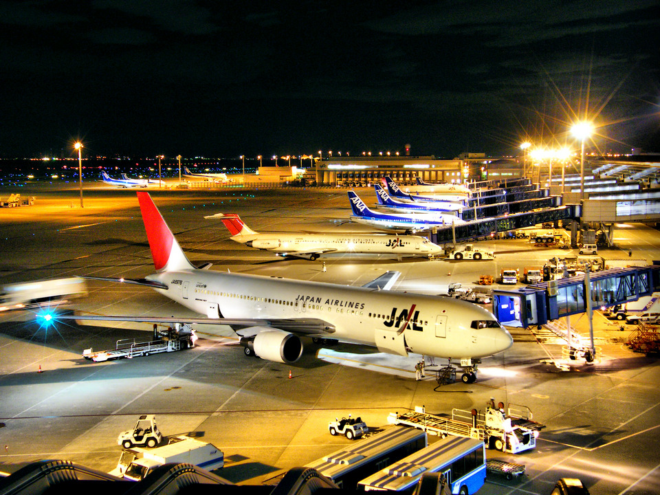 Chubu Airport at night