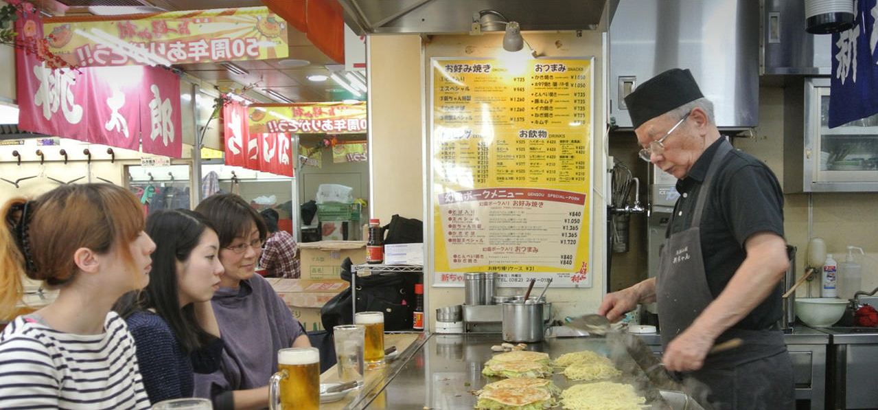 Making Okonomiyaki