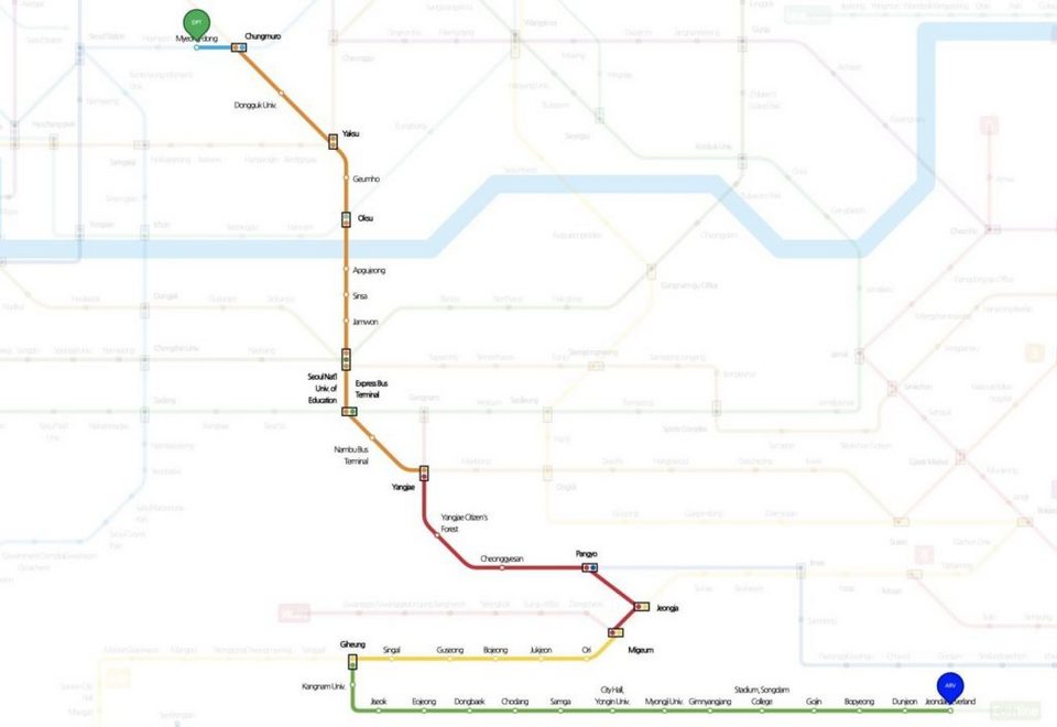 Subway map