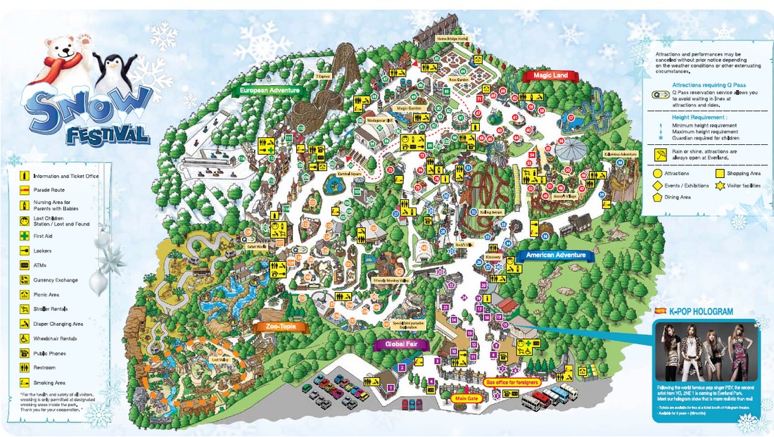 Everland Theme park Map4