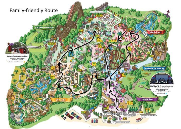 Family-friendly route, Everland, Korea