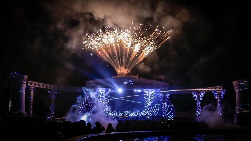 Firework show, Everland, Korea