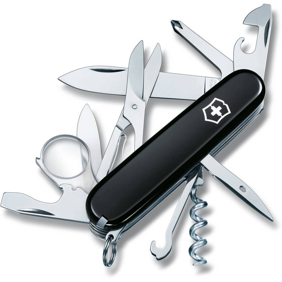 Victorinox Explorer Pocket Knife (Black)
