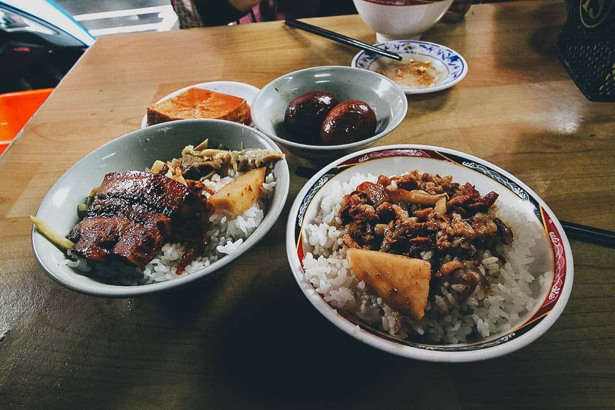 Braised pork rice, must eat in Ximending