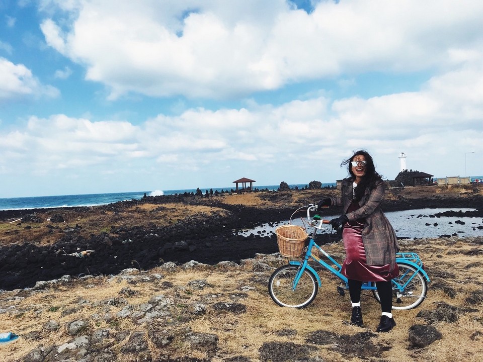 cycling around udo island