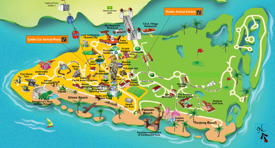 sentosa+map