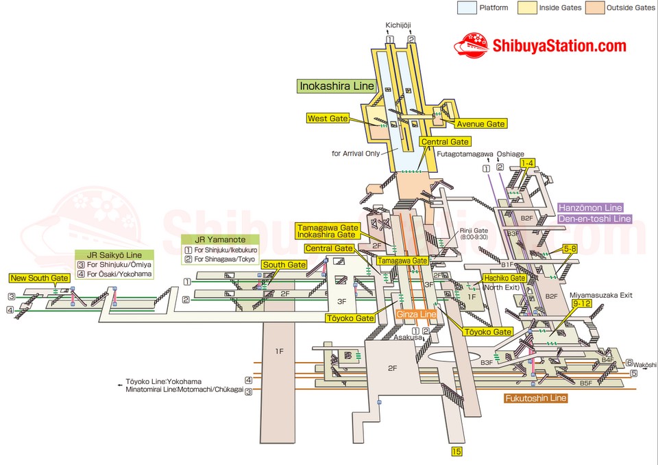 Shibuya-Layout-Map