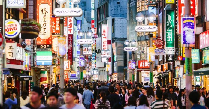 ginza district japan