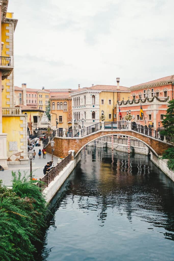 Discover the Venice as real at DisneySea Tokyo.