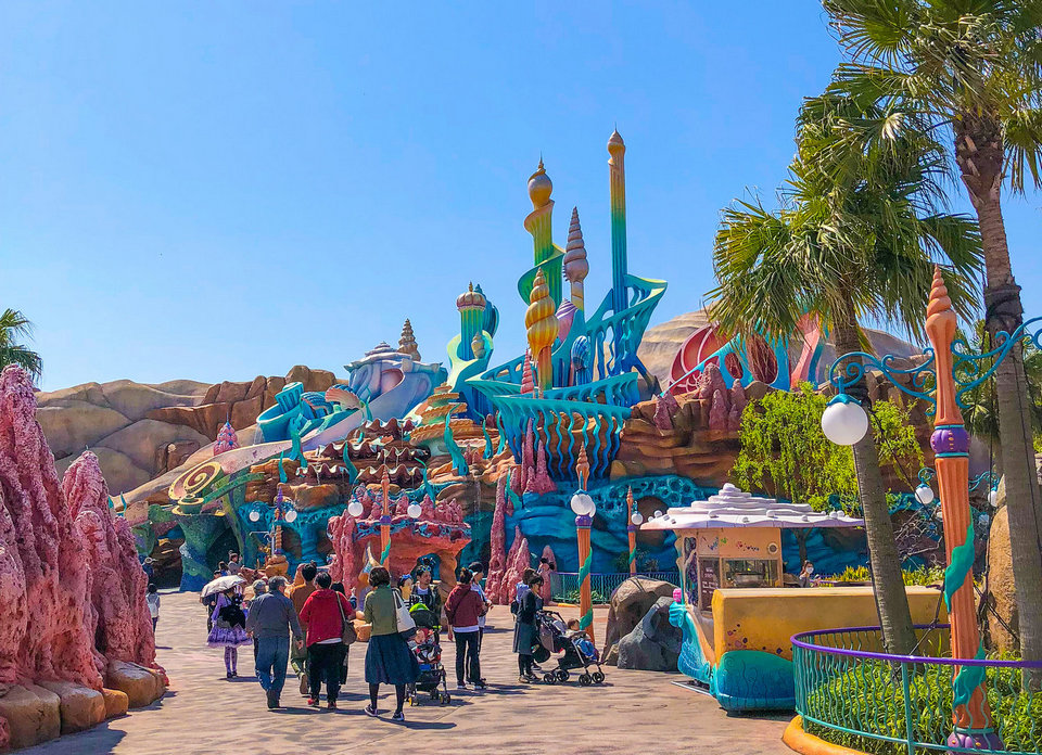Mermaid Lagoon has a beautiful dreamy setting.