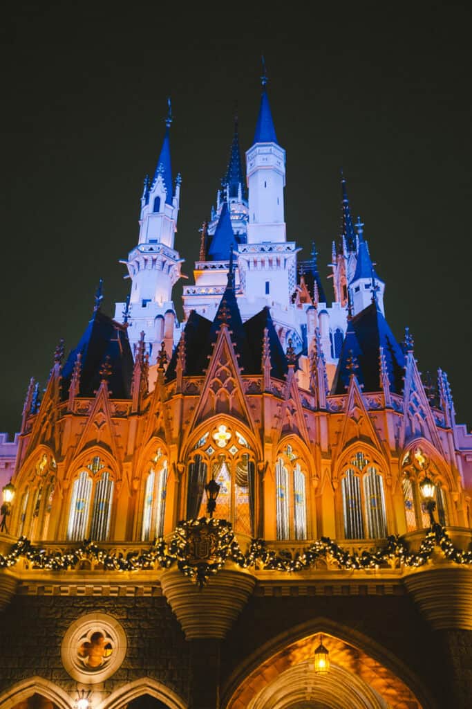 Tokyo Disneyland as true fairy when night comes.