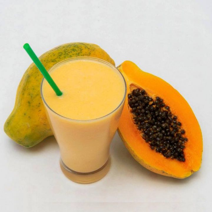Papaya Milk Smoothie (Taiwanese Style) (1)