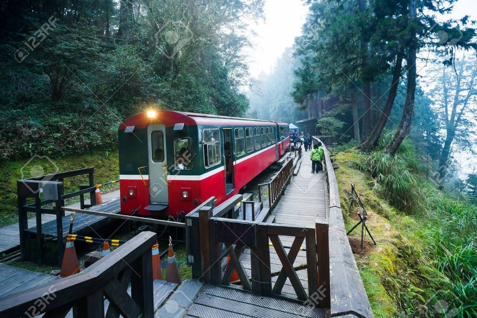 Alishan forest train railway
