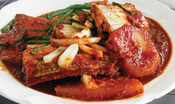 Galchi Jorim (Korean Spicy Braised Beltfish) jeju must eat food (1)
