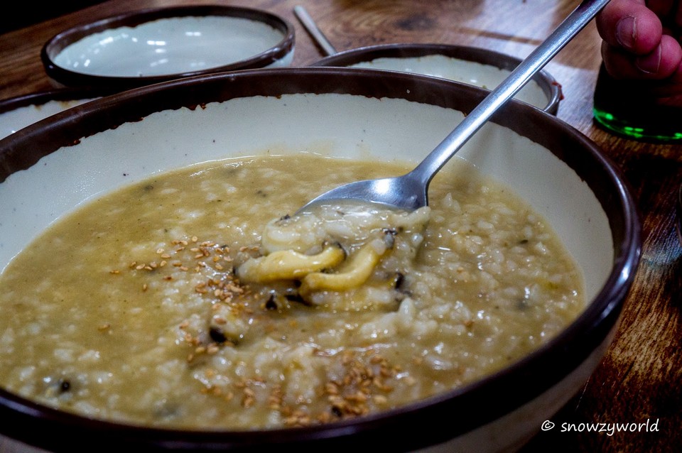 Jeonbok juk (abalone porridge) jeju (1)