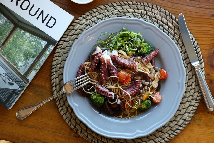 Octopus Pasta jeju (1)