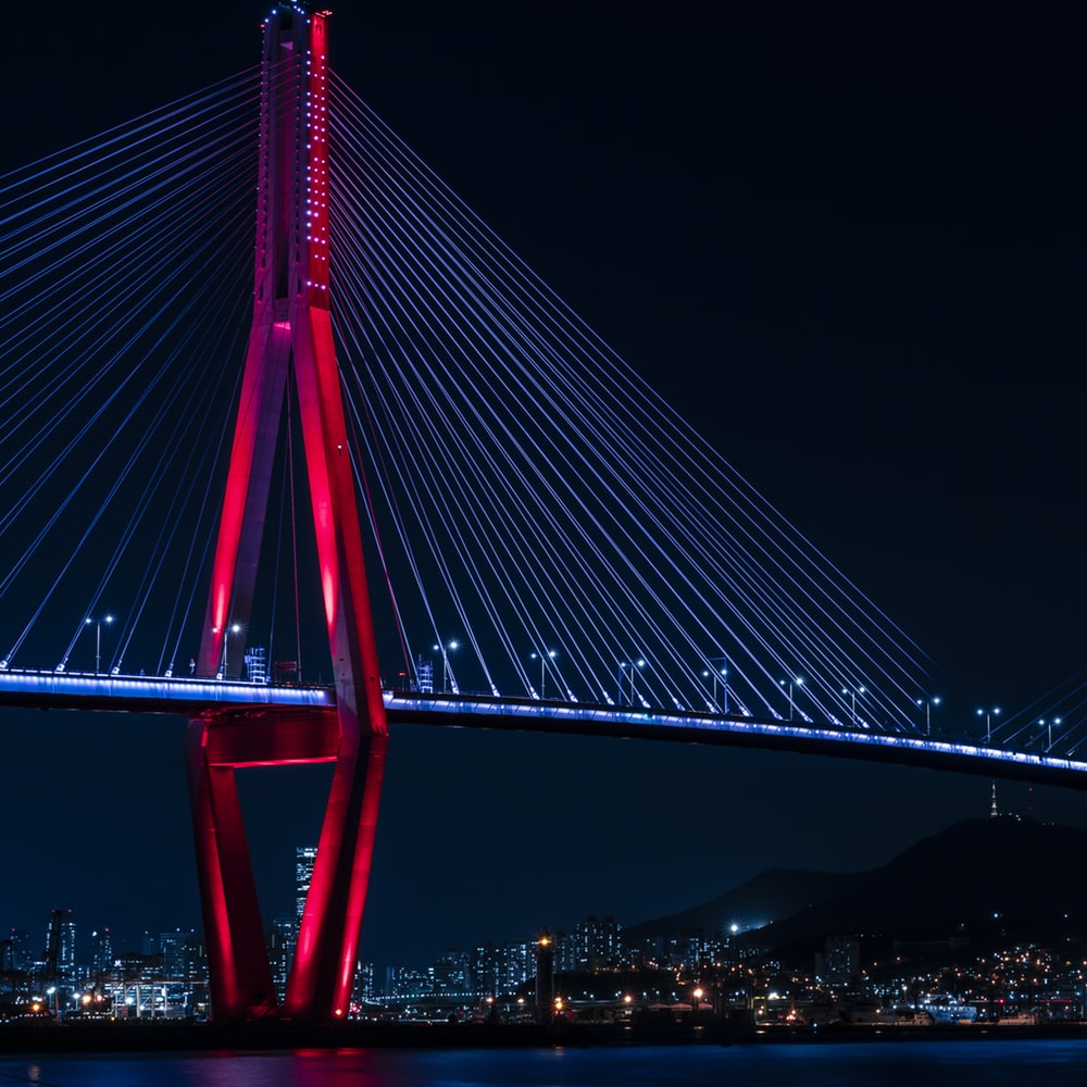 busan harbor bridge night view (1)