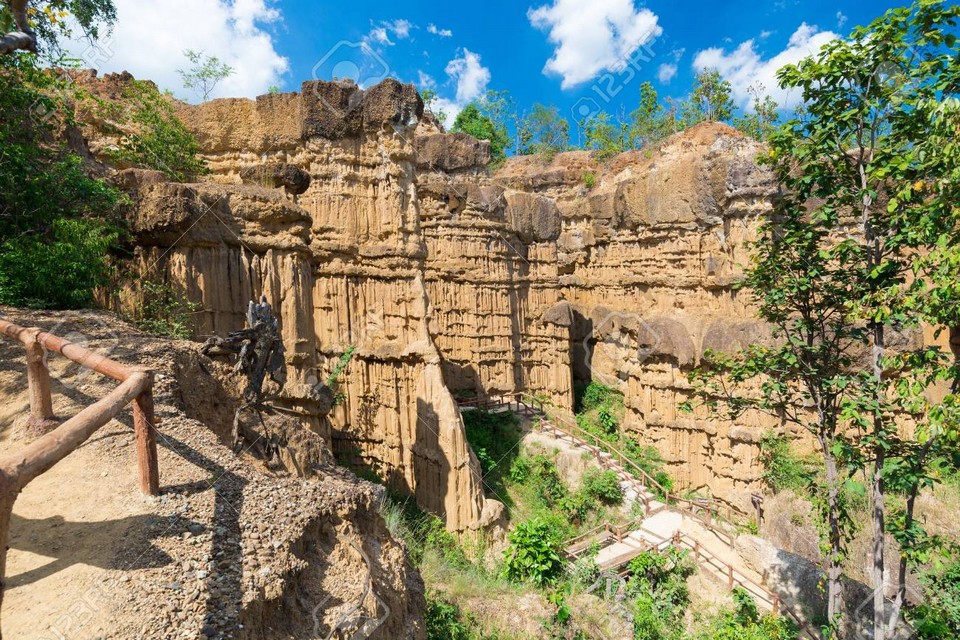 Pha Chor canyon in Mae Wang National Park,Chiang Mai,Thailand