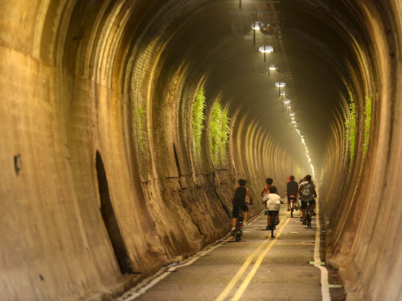 Dongfeng Bicycle Green Way Green Corridor and Hou-Feng bike path (2)