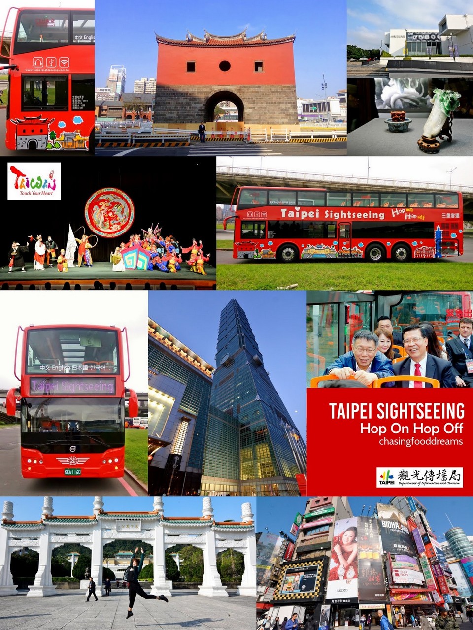 | taipei hop on hop off bus review