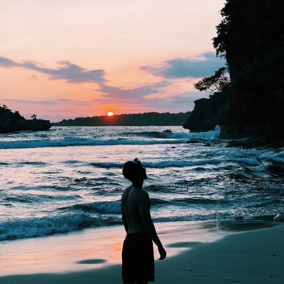 Sunset at Crystal Beach